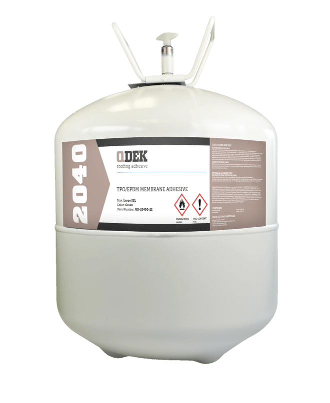 QDEK UNO-GRIP QD-2040G-22 large 22 litre TPO/EPDM membrane adhesive canister
